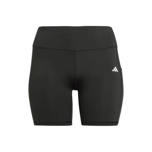 Adidas Optime 7 Дюйм Леггинсы Большой Размер Спортивные Шорты Женские Черные