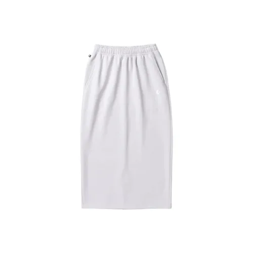 Конверс TRACK STRAIGHT Юбка LDS Повседневная Длинная Юбка Женская Белая