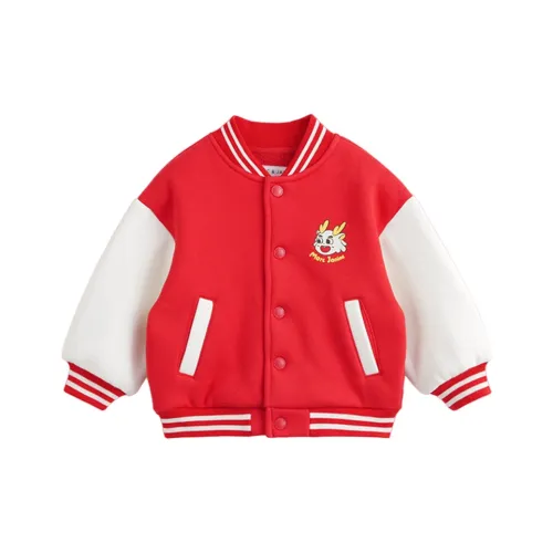 MARC JANIE Детское и дошкольное пальто серии "Год Дракона" Китайский красный для малышей