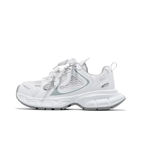 Ahri Дышащий и Легкий Низкий Топ Кроссовки с Толстой Подошвой Женские