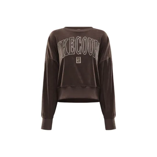 nike COURT HERITAGE Tennis Graphic Tennis Топ Женские Барочный Коричневый Светлый Ромб Коричневый Бархат Коричневый