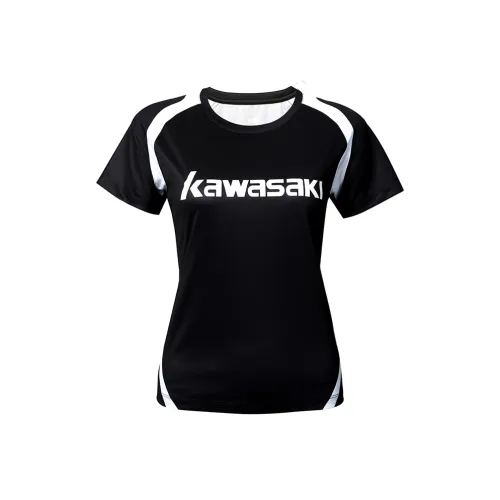 Kawasaki Лето Дышащий Быстросохнущий Бадминтон Джерси Женские