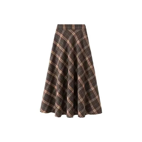 Hao Zhilang Повседневный Длинный Юбка Женские