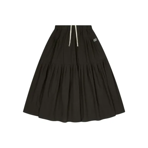 Safarispot Основной Safari Макси юбка Повседневный Длинная юбка Женская Коричневый Коричневый