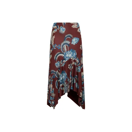 ETRO Повседневный Длинный Юбка Женская Фуксия