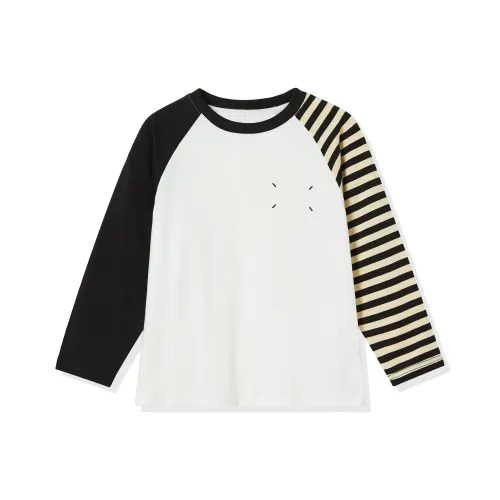 Ask T Рубашка Детская Черно-Белые Полосы