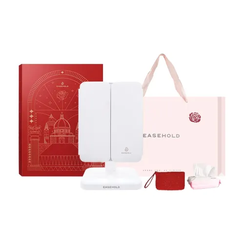 EASEHOLD Зеркало для макияжа Настольный Умный LED Светильник Light Shell Зеркало Тройное Складное HD Макияж и Красота Освещение Зеркало Коробка