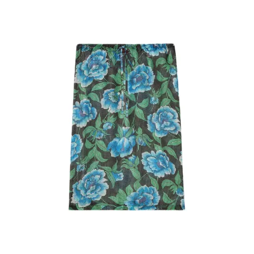 KENZO Черные Женские Повседневные Длинные Юбки