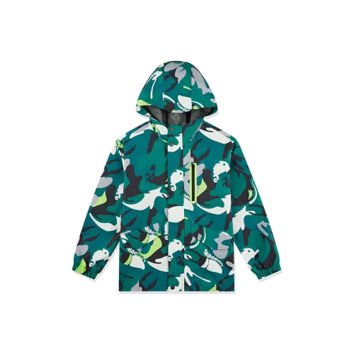 QIAODAN Детский топ The Army IS Full OF зеленых принтов для малышей