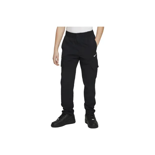 Детские Nike Вязаные Тренировочные Штаны Черные