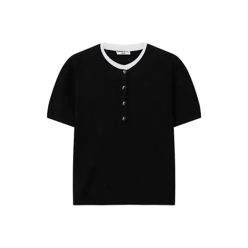 D'zzit Черные Женские Футболки