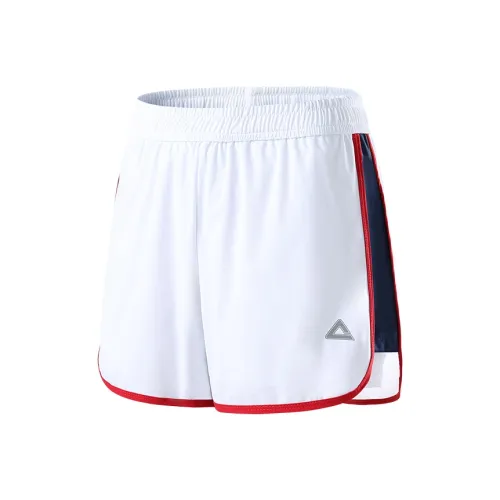 PEAK Спортивные шорты Женские Белые Красные