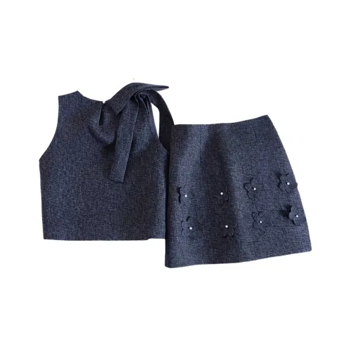 TOUCH Комплект с юбкой Женские Темно-синий