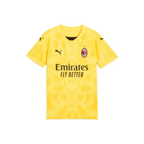 PUMA AC MilanGoalkeeper T-Shirt Желтый Подростки