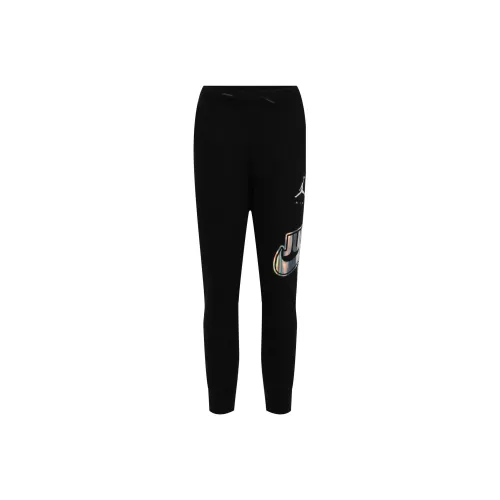 Детский Jordan Вязаные Тренировочные Штаны Черные