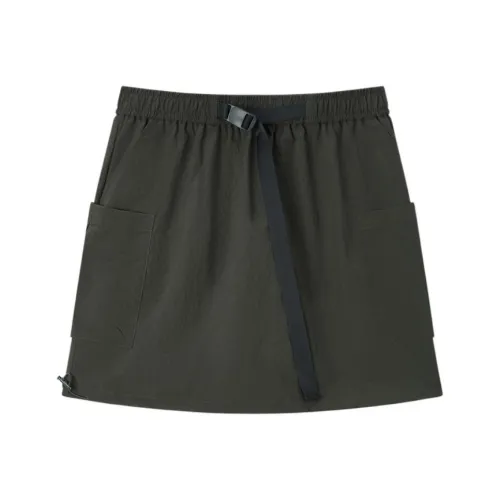 EICHITOO Карго-шорты женские армейский зеленый