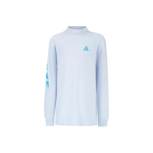 NIKE ACG Dri Fit Футбол Серый/Балтийский Морской Синий Школьный Возраст T Рубашка