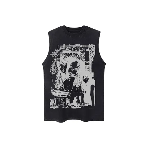 YEARNED Черная Унисекс Майка