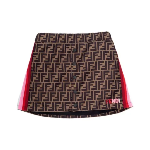 FENDI Коричневый Kids Юбки