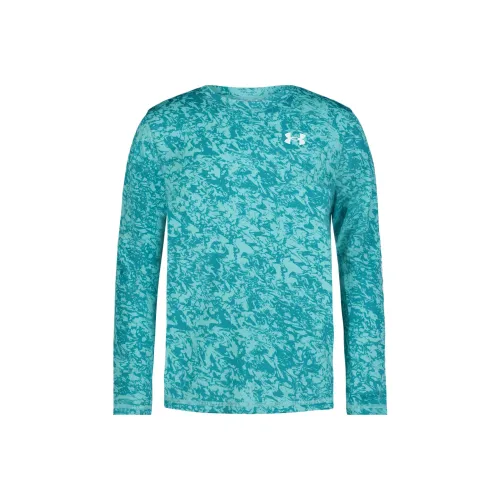 Under Armour UA UPF Undertow T Рубашка Детская Бирюзовая