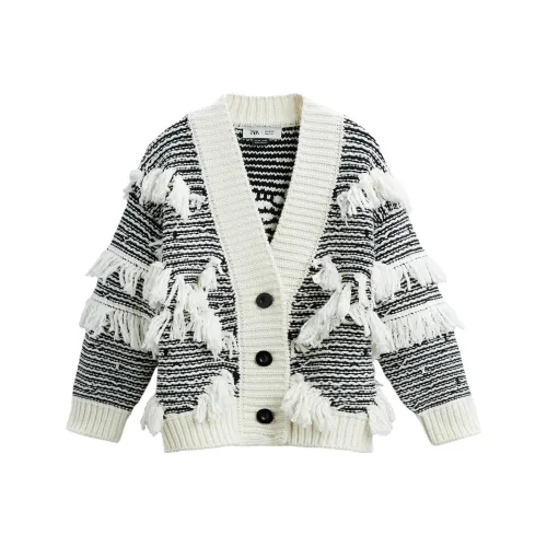 ZARA Черный/Телесный Kids Свитеры