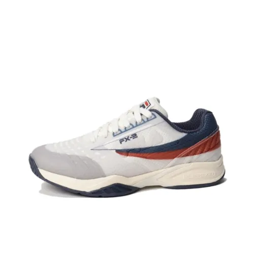 FILA Axilus 2 Амортизация Износостойкие Низкие Кроссовки для Тениса Унисекс Белые