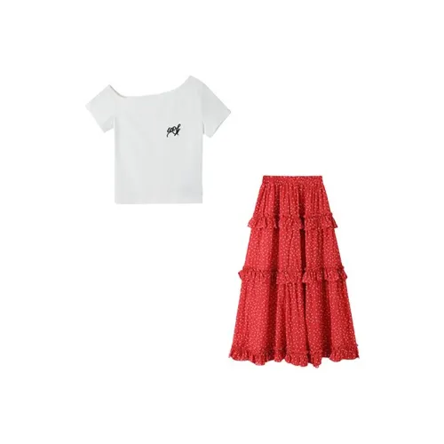 HUINIAN Женские комплекты с юбкой