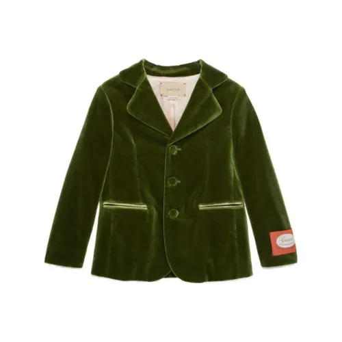 GUCCI Зеленый Kids Костюмы и пиджаки