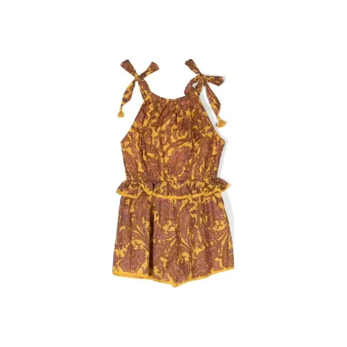 Zimmermann Комбинезон Горчичный Желтый Подростки
