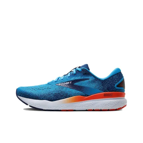 Brooks Ghost 16 Противоскользящие Устойчивые к истиранию Низкий Топ Беговые кроссовки Мужские Синие
