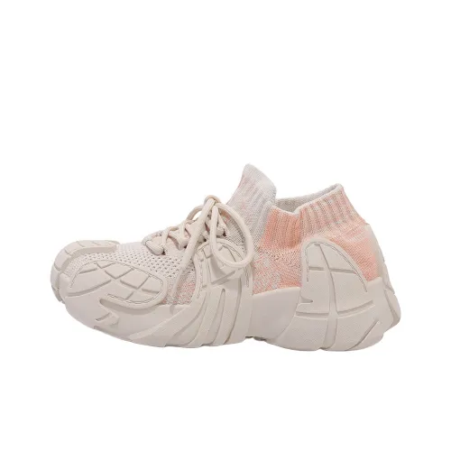 Slip устойчивый к истиранию противоскользящий MID топ кэжуал женский бежевый