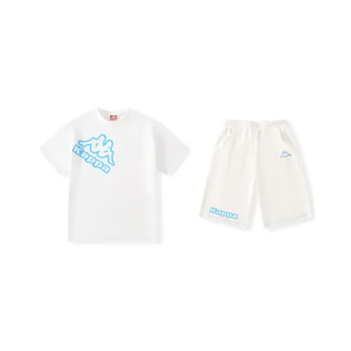 KAPPA KIDS Буква Умеренный Повседневная Спортивная Одежда Летняя Детская Белый Фиолетовый