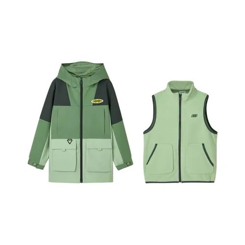 Skechers Kids Ветровка Сосновый Зеленый Детский