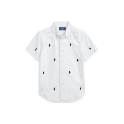 Polo Ralph Lauren Рубашка SS23 Белая Детская