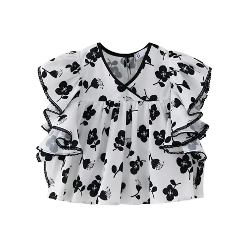 E.I Рубашка Черный And Белый комплект Детский