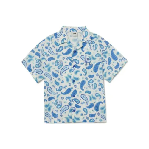 MLB Пейсли Коллекция Los Angeles Dodgers Рубашка Синяя Детская