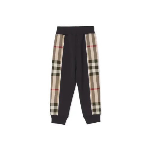 Детские Burberry FW22 Вязаные Спортивные Штаны Черные