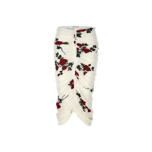 MAGDA BUTRYM Повседневная длинная юбка Женская белая