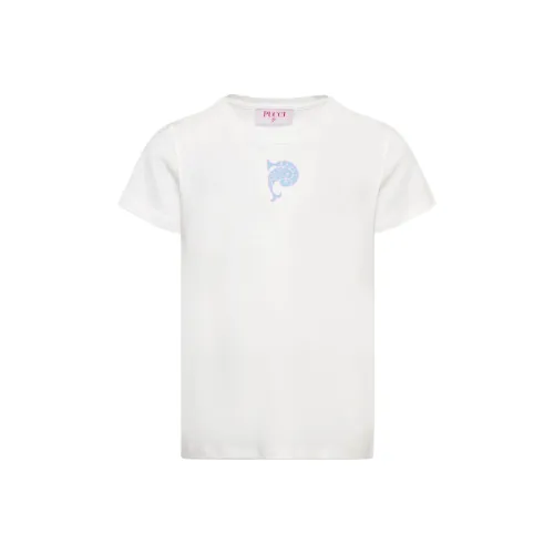 EMILIO PUCCI T-рубашка Белая Детская