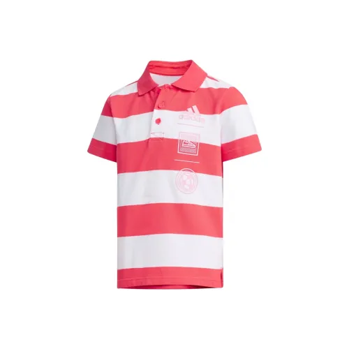 Adidas T-рубашка Eye Catching Красный Белый для детей 3-7 лет