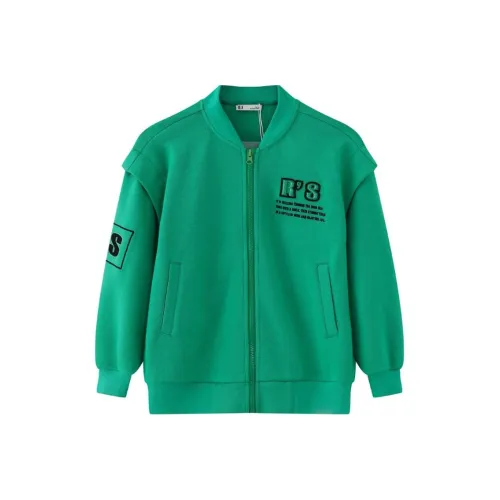 E.I Бейсбольная куртка бирюзово-зеленого цвета детская