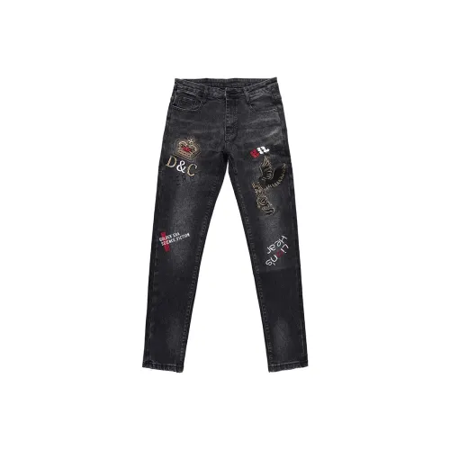 VUAS Черные Унисекс Джинсы