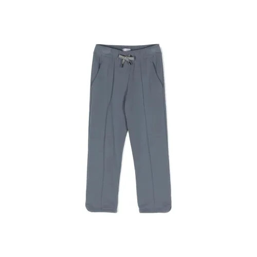BRUNELLO CUCINELLI Серые Kids Спортивные брюки