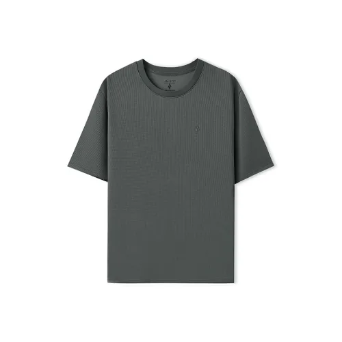 Skechers T-рубашка мужская цвет серый модель Door размер 006L материал железо