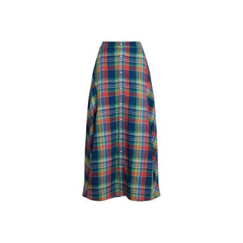 Polo Ralph Lauren Повседневный Длинный Юбка Женские Многоцветный