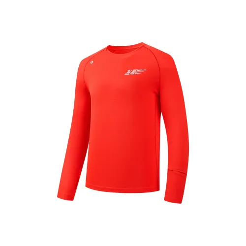 QIAODAN Feiying T-Shirt Мужская Огонь Красный