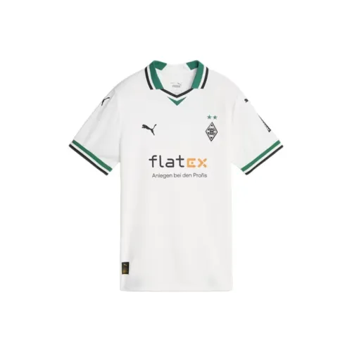 PUMA Borussia Mönchengladbach 23 24 Дом Джерси Футбол Джерси Женская Белая