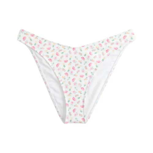 Hollister Плавки Женские Белые С принтом по всей поверхности