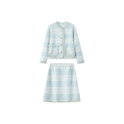 RED DRAGONFLY Комплект с юбкой Женские Синий