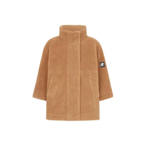 Little MO CO. Вельвет Feel Пальто Золотисто-коричневый Детский